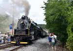 The 2102 is about to push its train out of Jim Thorpe Station to be wyed at Nesquehoning Junction. I took this picture just geographically south of the station